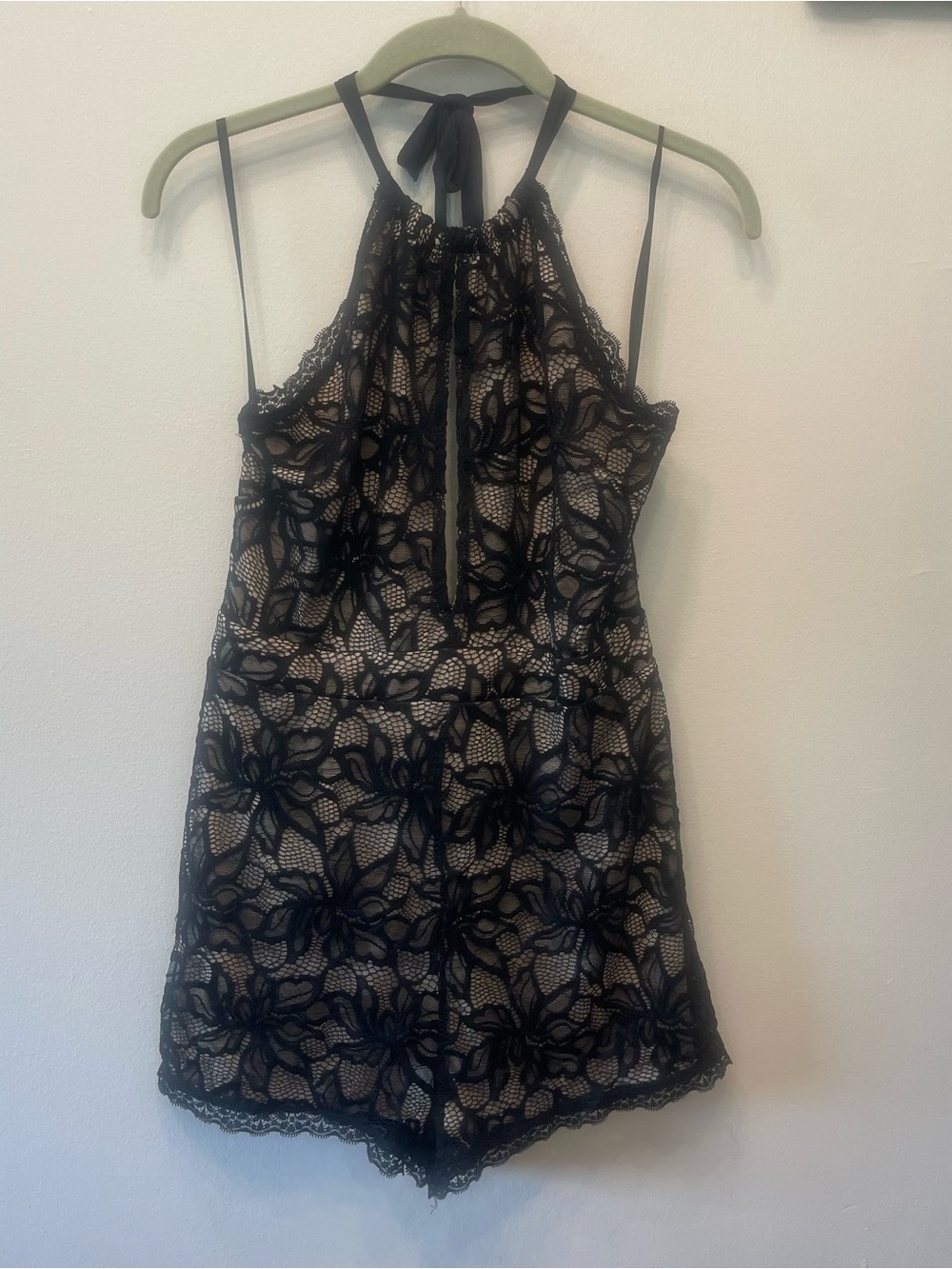 Bebe Y2K Lace Romper L